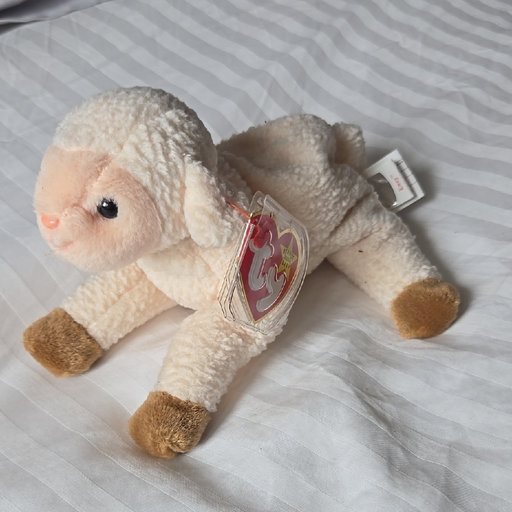 TY Beanie Baby Lamb Plush Toy